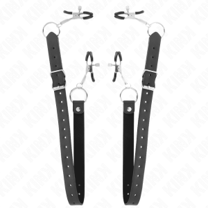 KINK – PINZAS PARA CLÍTORIS 4 ENGANCHES AJUSTABLE 34-48 CM