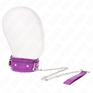 KINK – COLLAR CON CORREA 65 CM CON RESTRICCIONES MORADO AJUSTABLE 36-42 CM X 5.5 CM