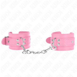 KINK – MUÑEQUERAS SENCILLAS ROSA AJUSTABLE 20-23 CM X 5.5 CM