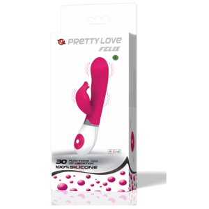 PRETTY LOVE – FLIRTATION VIBRADOR CON ESTIMULADOR FELIX