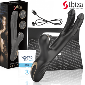 IBIZA – VIBRADOR HI-TECH RABITT CLITORIAL POTENTE Y DOBLE WAVE TWO DRAGONS