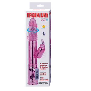 BAILE – THROBBING BUNNY ROTADOR RAMPANTE ROSA