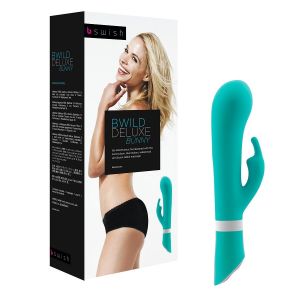 B SWISH – BWILD DELUXE BUNNY RABBIT VIBRATOR JADE