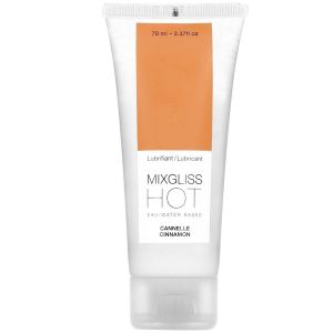 MIXGLISS – LUBRICANTE EFECTO CALOR SABOR A CANELA 70ML