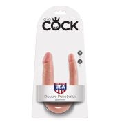 KING COCK – DILDO DOBLE PENETRACIÓN 12.7 CM NATURAL