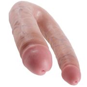 KING COCK – DILDO DOBLE PENETRACIÓN 17.8 CM NATURAL