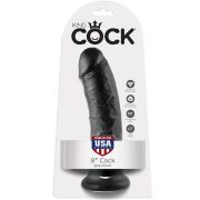 KING COCK – 8 PENE NEGRO 20.3 CM