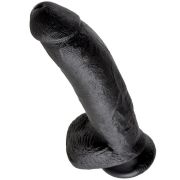 KING COCK – 9 PENE REALISTICO NEGRO 22.9 CM