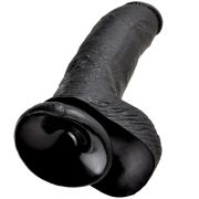 KING COCK – 9 PENE REALISTICO NEGRO 22.9 CM