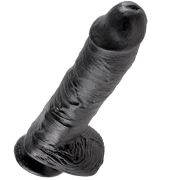 KING COCK – 10 PENE REALISTICO NEGRO 26.5 CM