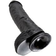 KING COCK – 10 PENE REALISTICO NEGRO 26.5 CM