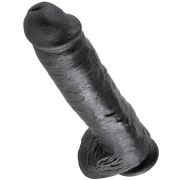 KING COCK – 11 PENE REALISTICO NEGRO 28 CM