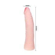 BAILE – DILDO SILICONA TACTO PIEL REALISTICO 19 CM COLOR CAJA ALEATORIO