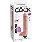 KING COCK – PENE REALISTICO EYACULADOR NATURAL 25.40 CM