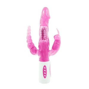 BAILE – PRETTY BUNNY TRIPLE VIBRADOR ROTADOR