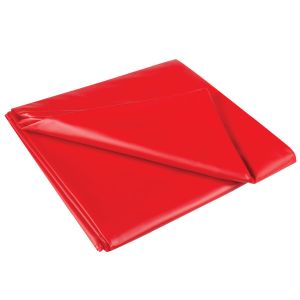 JOYDIVISION SEXMAX – SABANA ROJA DE PLASTICO REUTILIZABLE