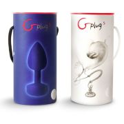 G-VIBE – FUNTOYS GPLUG ANAL VIBRADOR RECARGABLE GRANDE AZUL CIELO 3.9CM