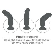 KING COCK – DILDO VIBRADOR CON TESTICULOS 20.3 CM NATURAL