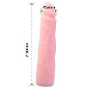 BAILE – DILDO SILICONA TACTO PIEL REALISTICO 23 CM