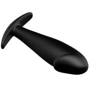 PRETTY LOVE – PLUG ANAL SILICONA FORMA PENE NEGRO