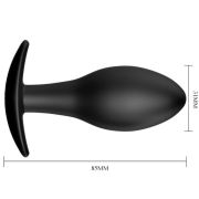 PRETTY LOVE – PLUG ANAL SILICONA ANCLA 8.5 CM NEGRO