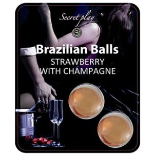 SECRETPLAY – SET 2 BRAZILIAN BALLS FRESAS CON CAVA