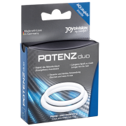 JOYDIVISION POTENZDUO – ANILLOS PARA PENE BLANCO – M