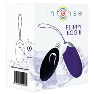 INTENSE – FLIPPY II HUEVO RECARGABLE REMOTO LILA