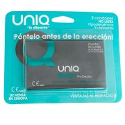 UNIQ – SMART PRESERVATIVOS PRE-ERECCIÓN SIN LATEX 3 UNIDADES