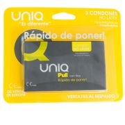 UNIQ – PULL PRESERVATIVOS CON TIRAS SIN LATEX 3 UNIDADES