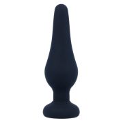 INTENSE – ANAL PLUG PIPO S SILICONE NEGRO 9.8 CM