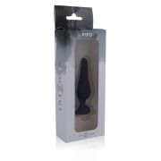 INTENSE – ANAL PLUG PIPO M SILICONE NEGRO 11 CM