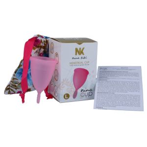 NINA KIKÍ – COPA MENSTRUAL ROSA – TALLA L