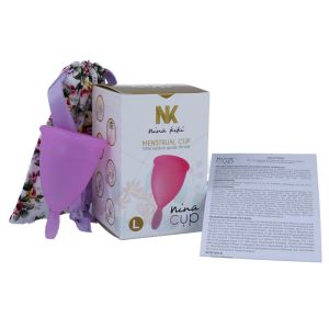 NINA KIKÍ – COPA MENSTRUAL LILA – TALLA L