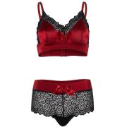 LEG AVENUE – SET DOS PIEZAS ROJO Y NEGRO L/XL