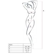 PASSION – WOMAN BS014 BODYSTOCKING BLANCO TALLA UNICA