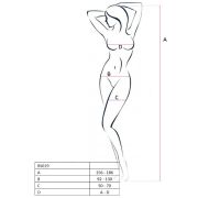 PASSION – WOMAN BS019 BODYSTOCKING NEGRO TALLA ÚNICA