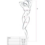 PASSION – WOMAN BS020 BODYSTOCKING NEGRO TALLA UNICA