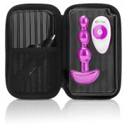 B-VIBE – TRIPLET ANAL CONTROL REMOTO BEADS ROSA