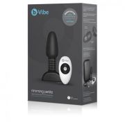 B-VIBE – RIMMING CONTROL REMOTO ANAL PLUG PETITE NEGRO