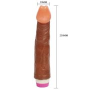 BAILE – WAVES OF PLEASURE VIBRADOR 23 CM MARRÓN