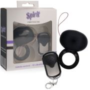 SPIRIT – ANILLO VIBRADOR CONTROL REMOTO NEGRO