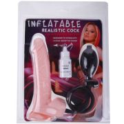 BAILE – INFLATABLE DILDO HINCHABLE REALISTICO CON VENTOSA 15 CM