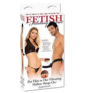 FETISH FANTASY SERIES – ARNES HUECO VIBRADOR PARA EL Y ELLA NEGRO 14CM