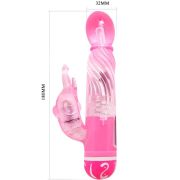 BAILE – VIBRADOR MULTIVELOCIDAD CON ESTIMULADOR ROSA