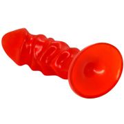 BAILE – PLUG ANAL UNISEX CON VENTOSA ROJO