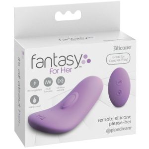 FANTASY FOR HER – MASAJEADOR SILICONA POR CONTROL REMOTO PANTY