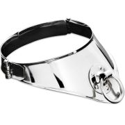 METAL HARD – COLLAR RESTRICCION CON ANILLA Y CANDADO 12.5 CM