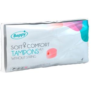 BEPPY – TAMPONES LUBRICADOS 4 UDS