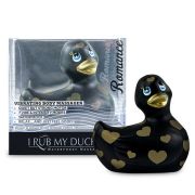 BIG TEASE TOYS – I RUB MY DUCKIE 2.0  PATO VIBRADOR ROMANCE (BLACK  GOLD)